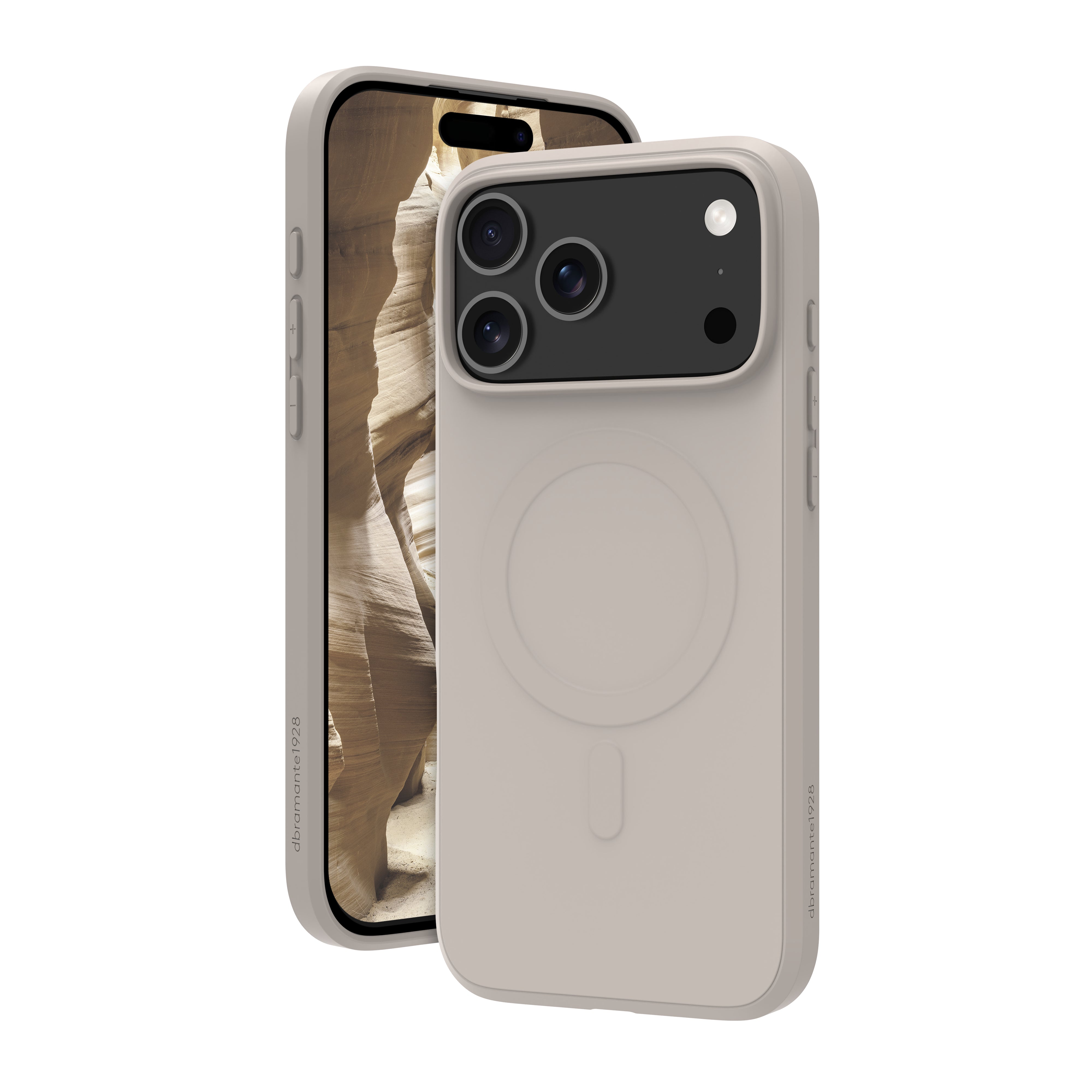 dbramante1928 Greenland Pro MS Rückcover – für Apple iPhone 17 Pro Max, Sandstein