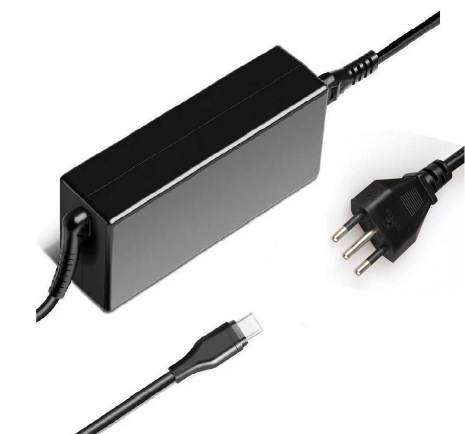 CoreParts USB-Ladegerät 65 W – USB-C×1 – PD 3.0 – EU-Stecker (Typ C) – für Laptop – Schwarz