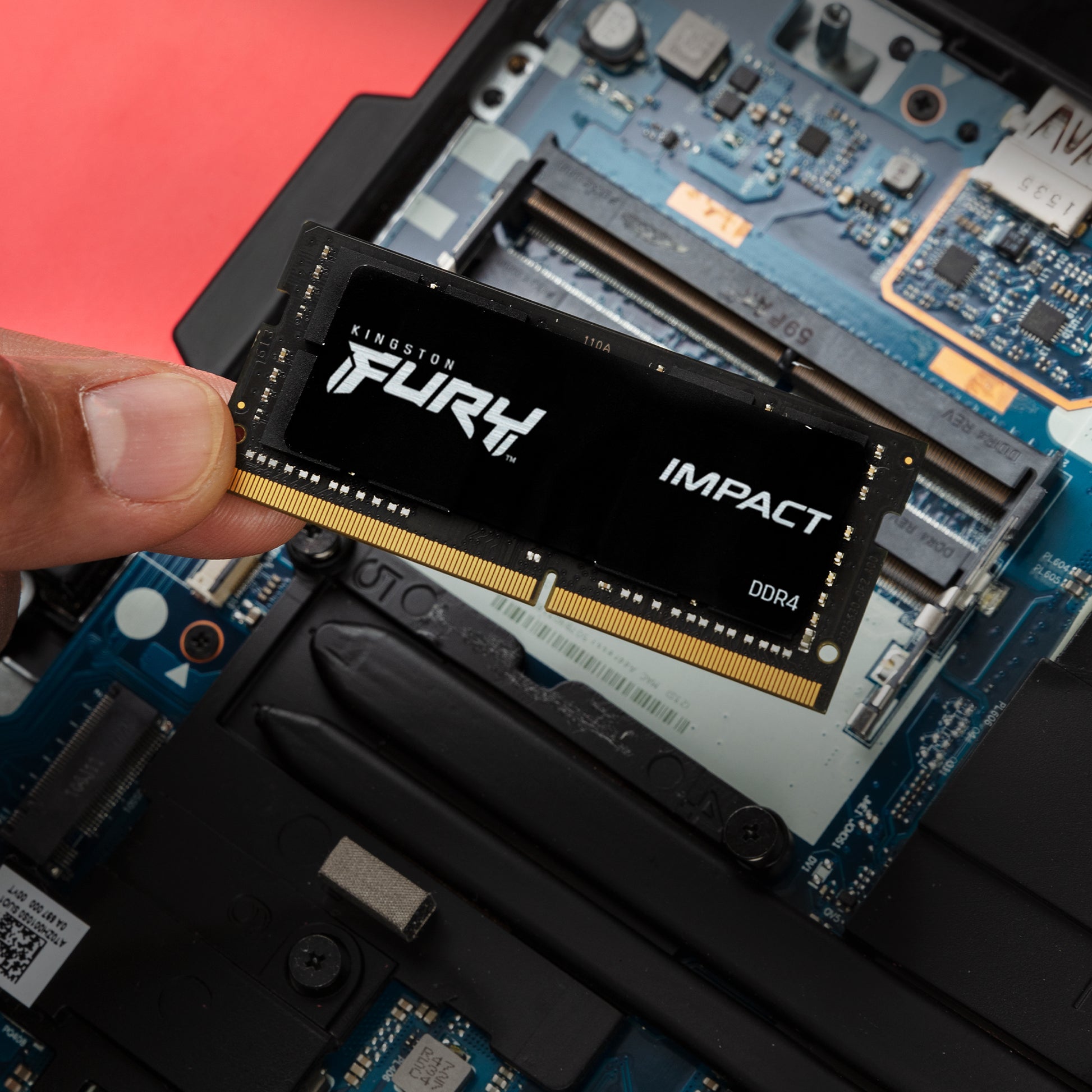 Kingston Technology Kingston FURY Impact – SO-DIMM – 32 GB DDR4 3200 MT/s SO-DIMM CL20, 1×32 GB, Schwarz