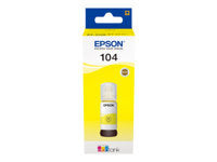 Epson Tintenpatrone 104, Gelb, 65 ml – für Inkjetdrucker/Multifunktionsgeräte