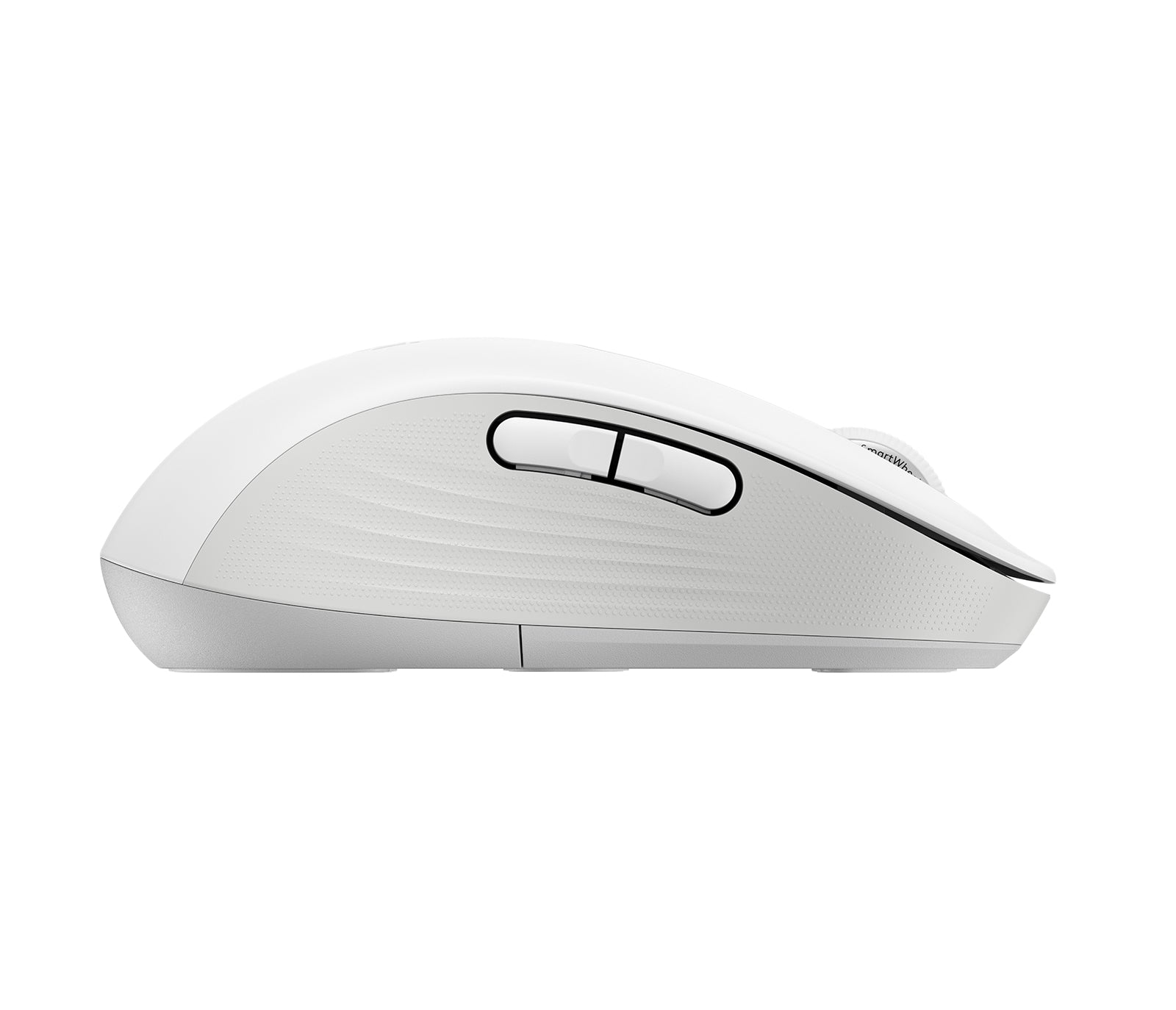 Logitech M650 L Maus – kabellos, für Linkshänder, für Handflächen L, weiss