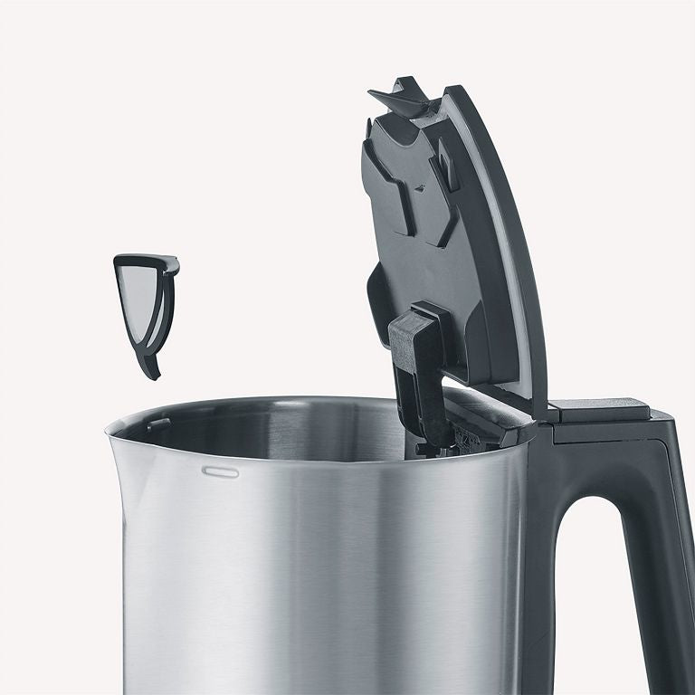 Severin Wasserkocher – 1,7 l, Edelstahl, Schwarz, WK3409