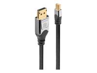Lindy MiniDP–DP Videokabel – 0,5 m, grau