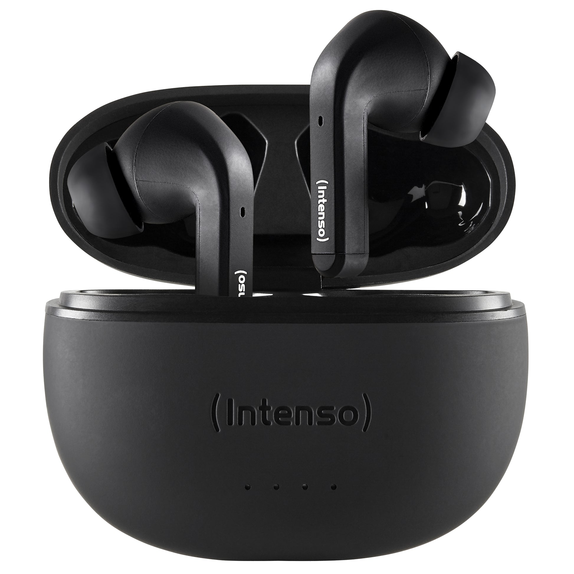 Intenso Black Buds T300A TWS In-Ear – ANC, mit Ladecase, Schwarz, BT 5.3