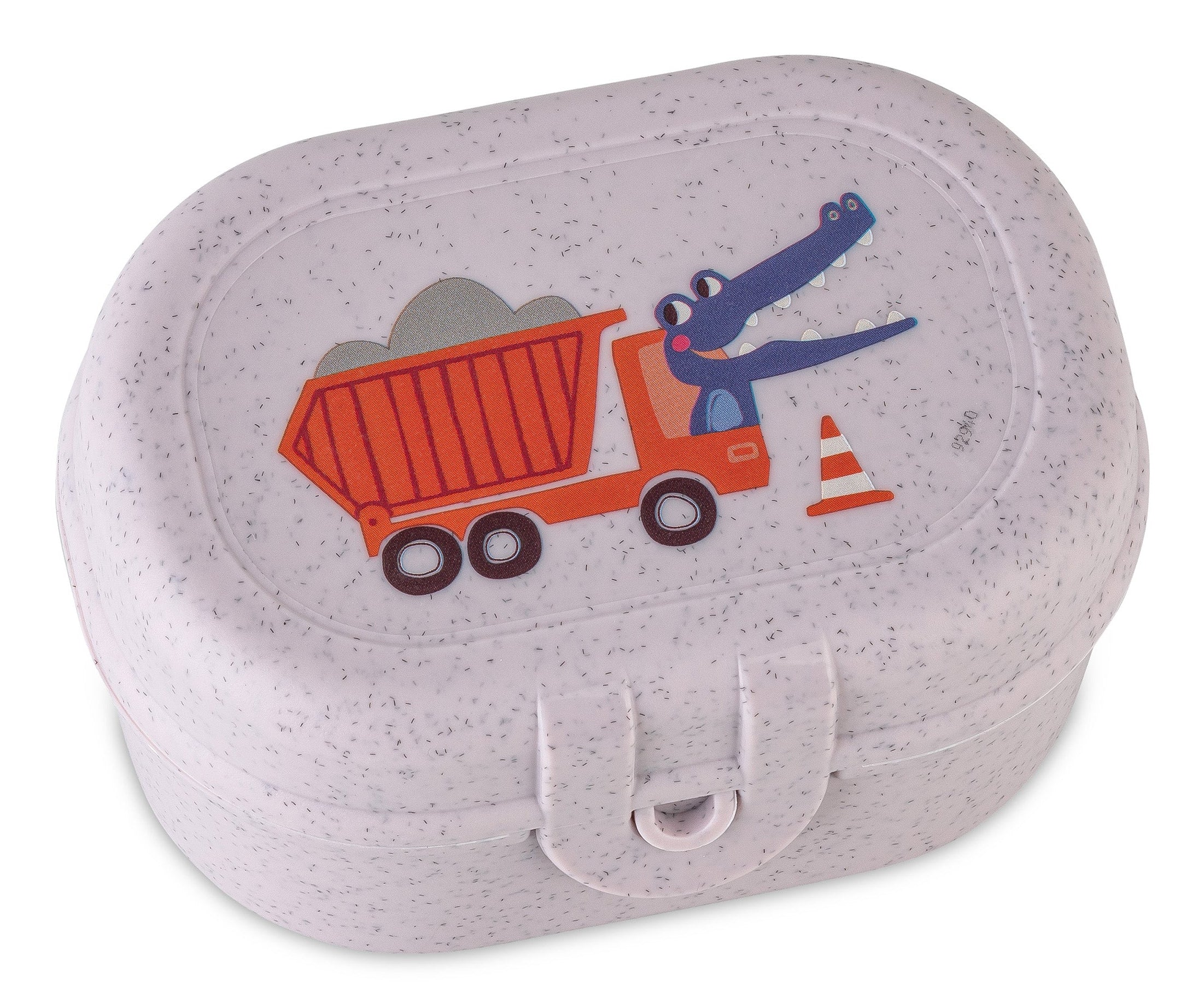 Koziol – Lunchbox 500 ml, 9,6 × 7 × 5,2 cm, Biokunststoff, mehrfarbig