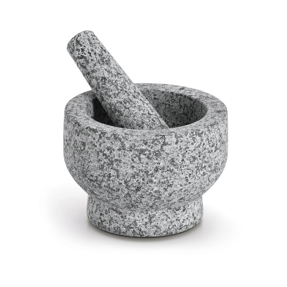 Zeller Present Mörser mit Stössel Ø 14 × 10 cm, Granit, Grau