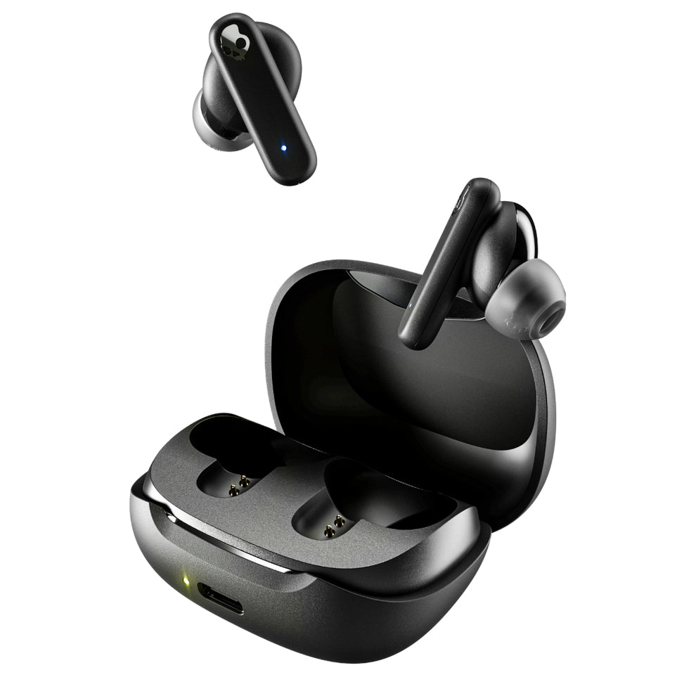 Skullcandy Smokin Buds TWS In-Ear – mit Ladecase, Schwarz, BT 5.2
