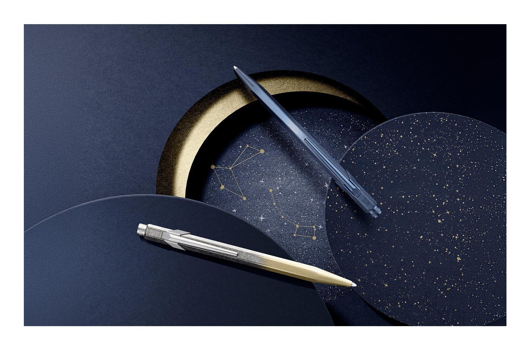 Caran d-Ache Caran d'Ache Kugelschreiber – Blau, Aluminium