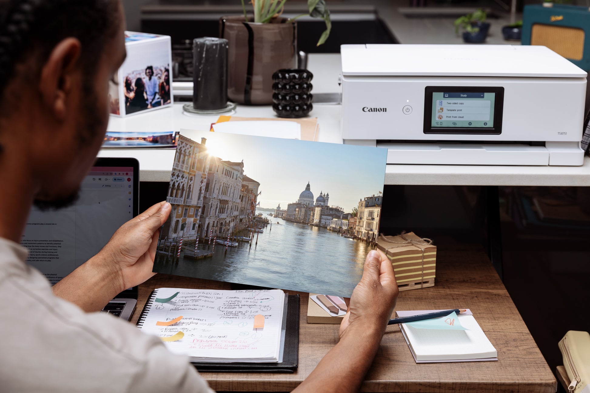 Canon PIXMA TS8751 – Farbiges Tintenstrahl-MFP A4, 3-in-1 – USB/WLAN – Duplex – 15 S./Min. S/W, 10 S./Min. Farbe