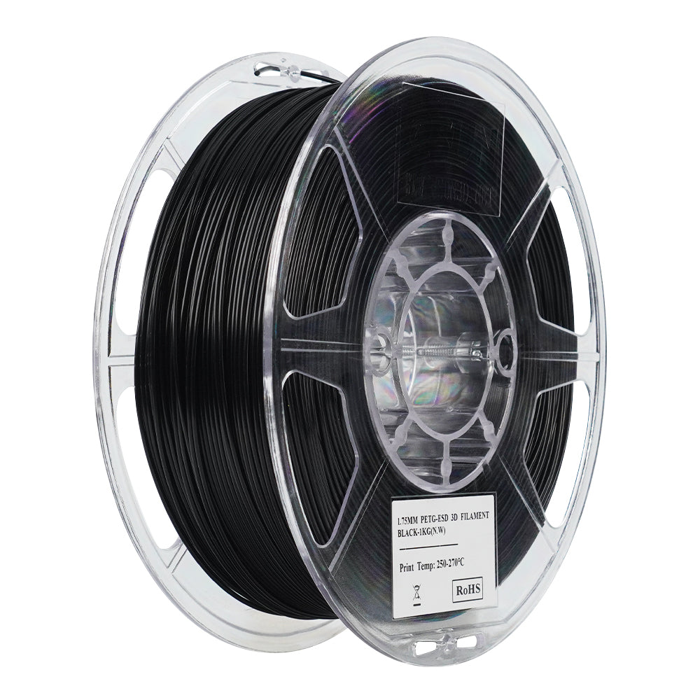 eSUN Filament PETG-ESD – 1,75 mm, Schwarz
