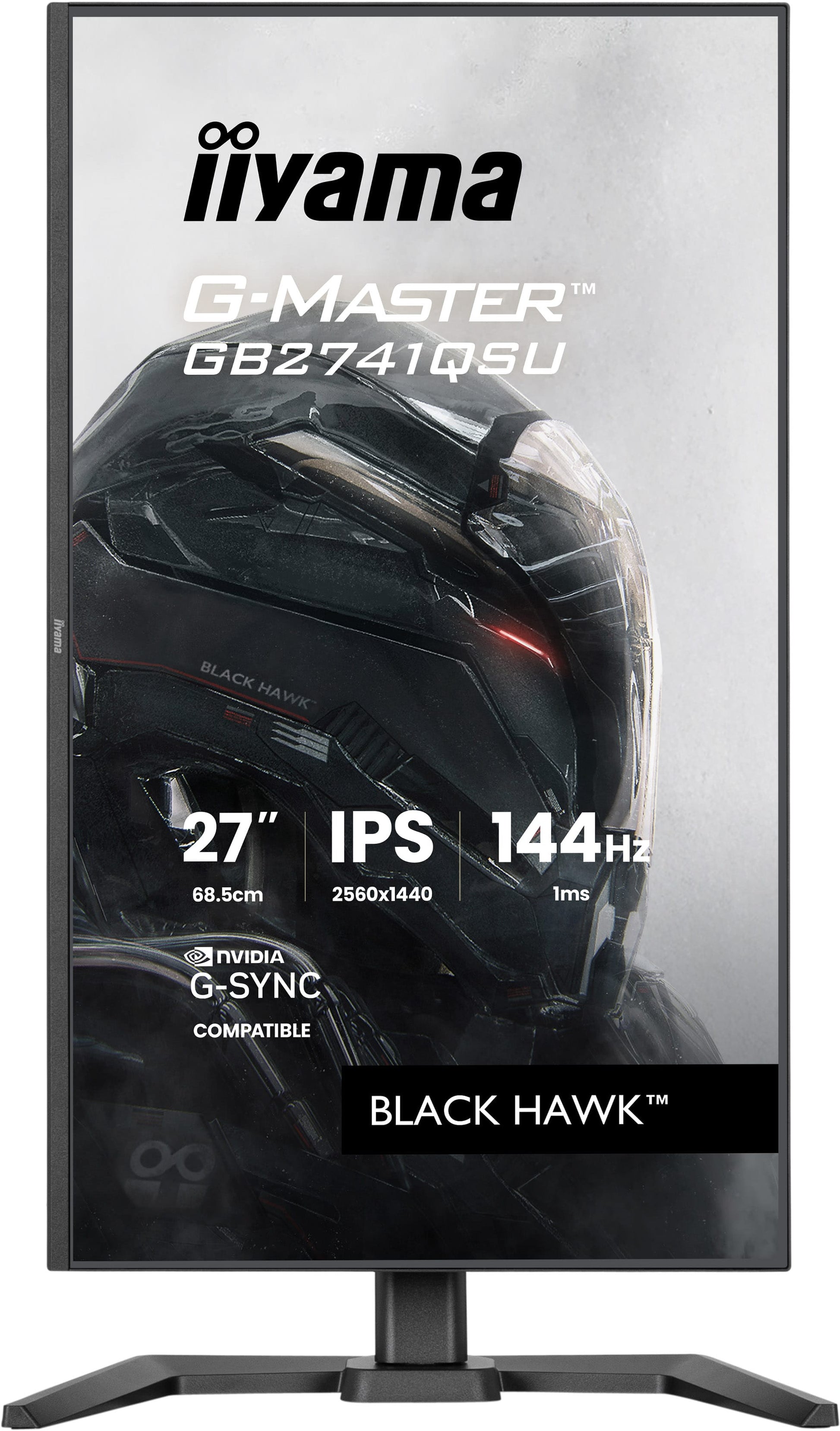 iiyama GB2741QSU-B1 – Monitor, 27", 2560 × 1440 (WQHD), IPS, 144 Hz