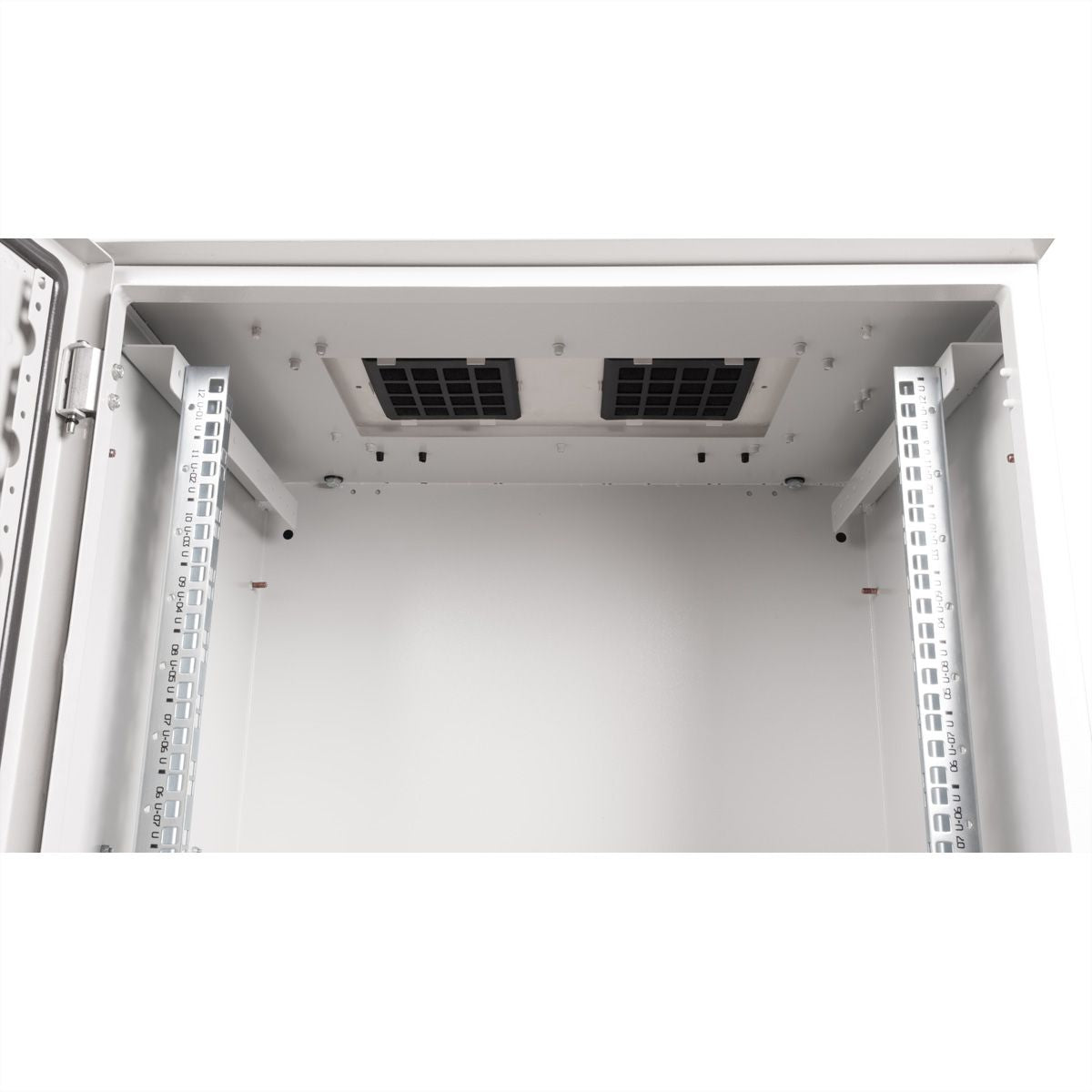 ROLINE Pro – 19" Wandverteiler 12U, IP55, abschliessbar, 600 × 450 × 713 mm, lichtgrau, Stahl