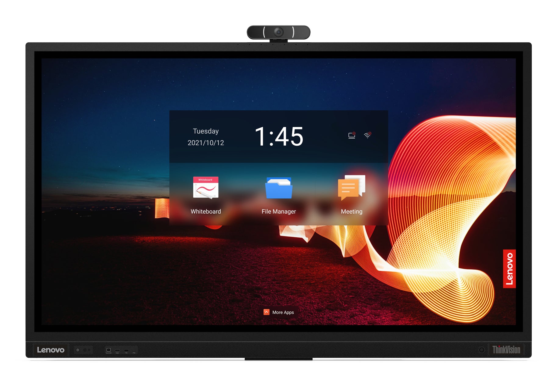 Lenovo ThinkVision T65 – 65", 3840 × 2160 (4K), IPS, Webcam, LAN, HDR