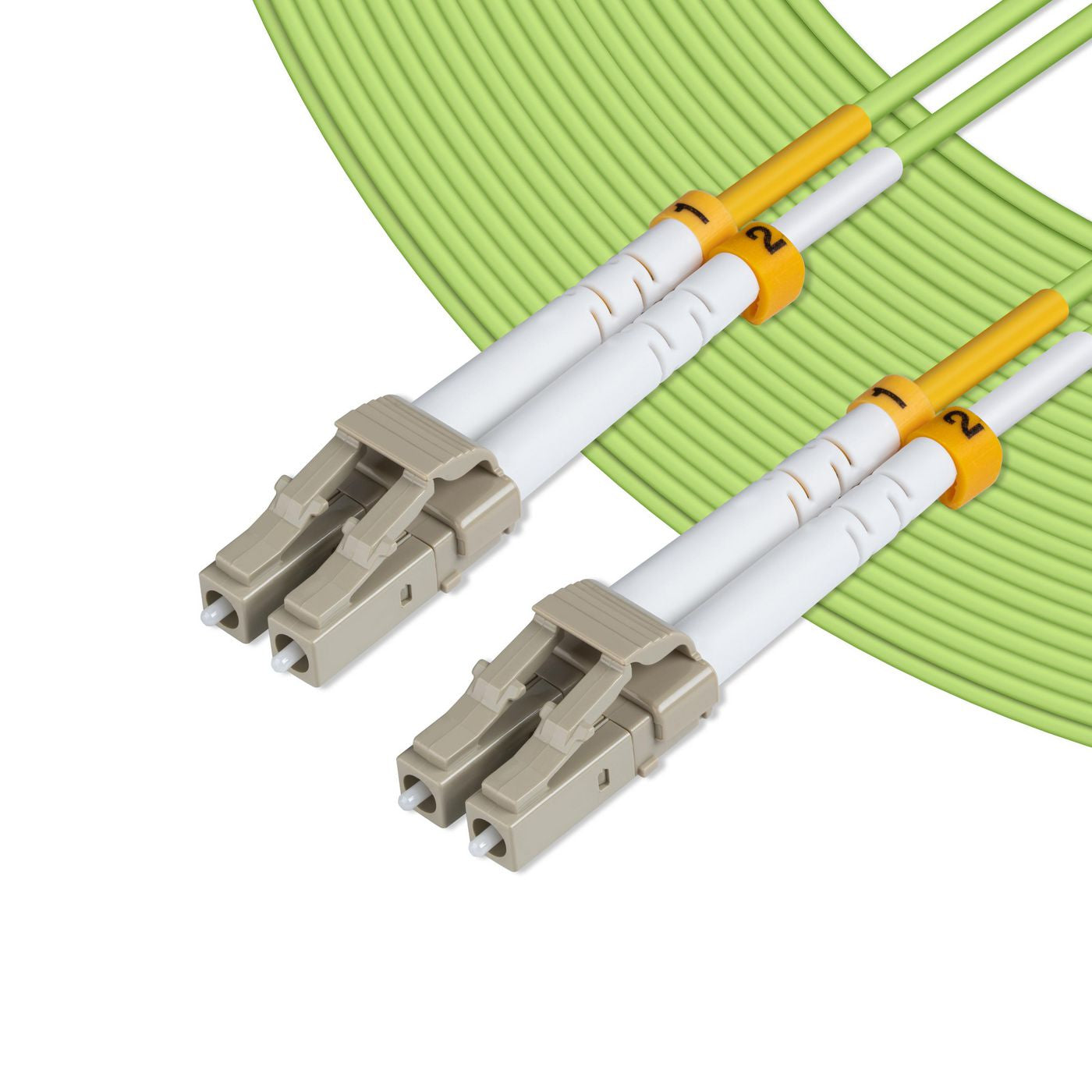 Microconnect LWL-Patchkabel – LC-LC (UPC), Multi-Mode (OM5), 3 m, LSZH, Grün
