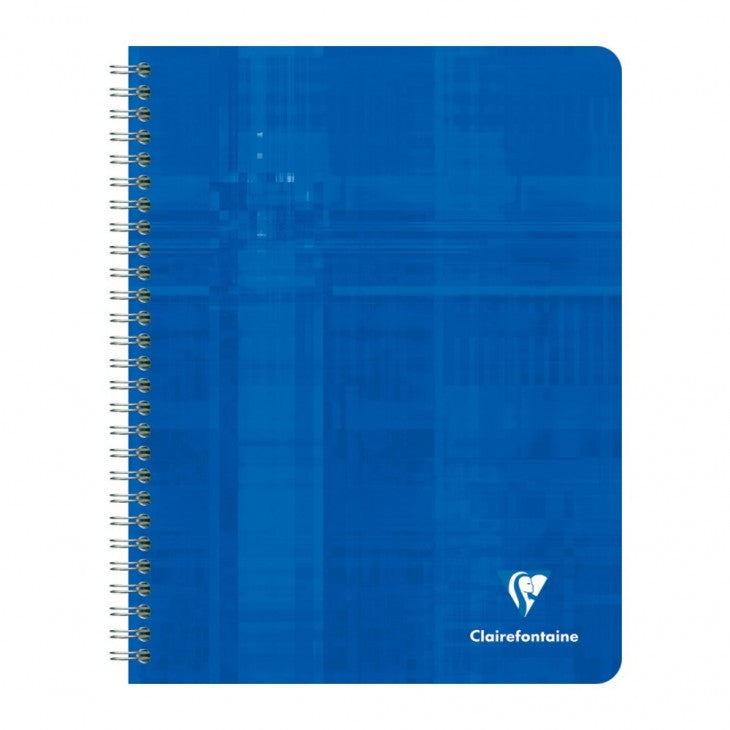 Clairefontaine Spiralheft, 175 × 220 mm, 5 mm kariert, 120 Seiten, 90 g/m² – sortiert