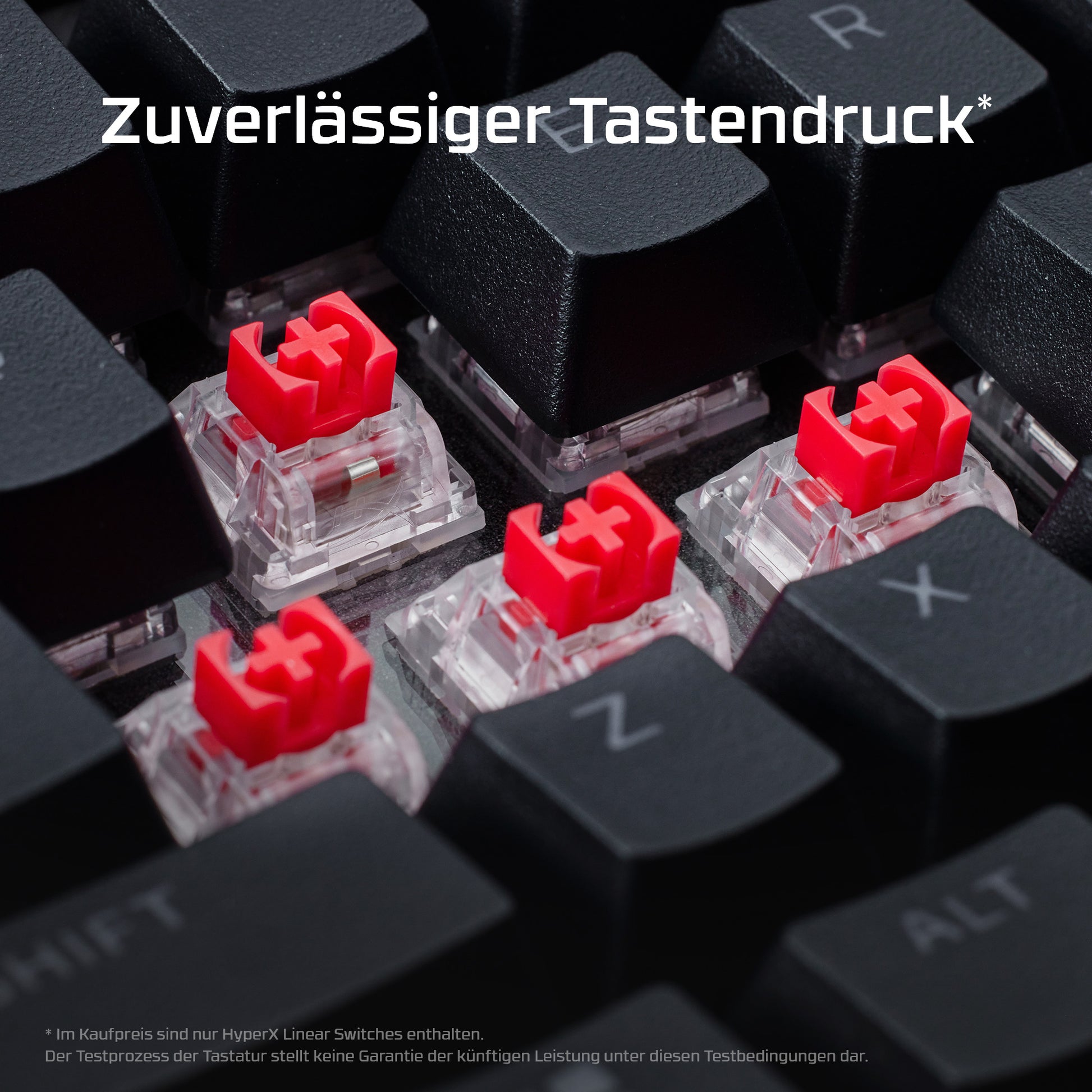 HyperX Alloy Rise 75 – Gaming-Tastatur 75% – mechanisch, RGB – USB – schwarz