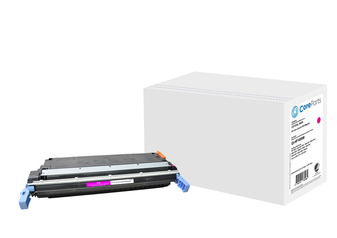 CoreParts HP – Toner C9733A – Magenta, 12000 Seiten – für Color LaserJet 5500 (645A)