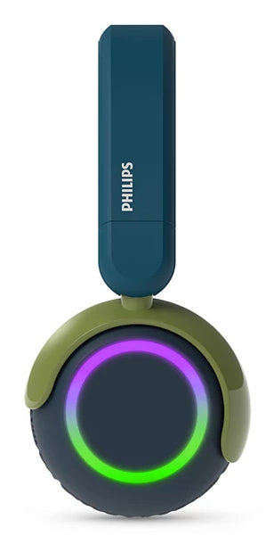 Philips TAK4200CT/00 – Duo Headset On-Ear – Bluetooth, 85 dB Begrenzung – Blaugrün, bis 19 h