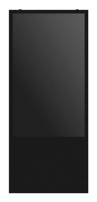 Hagor Bodenständer – 75" – für 2 Displays, Wetterfest, für Samsung OH75 – ScreenOut Pro OH75