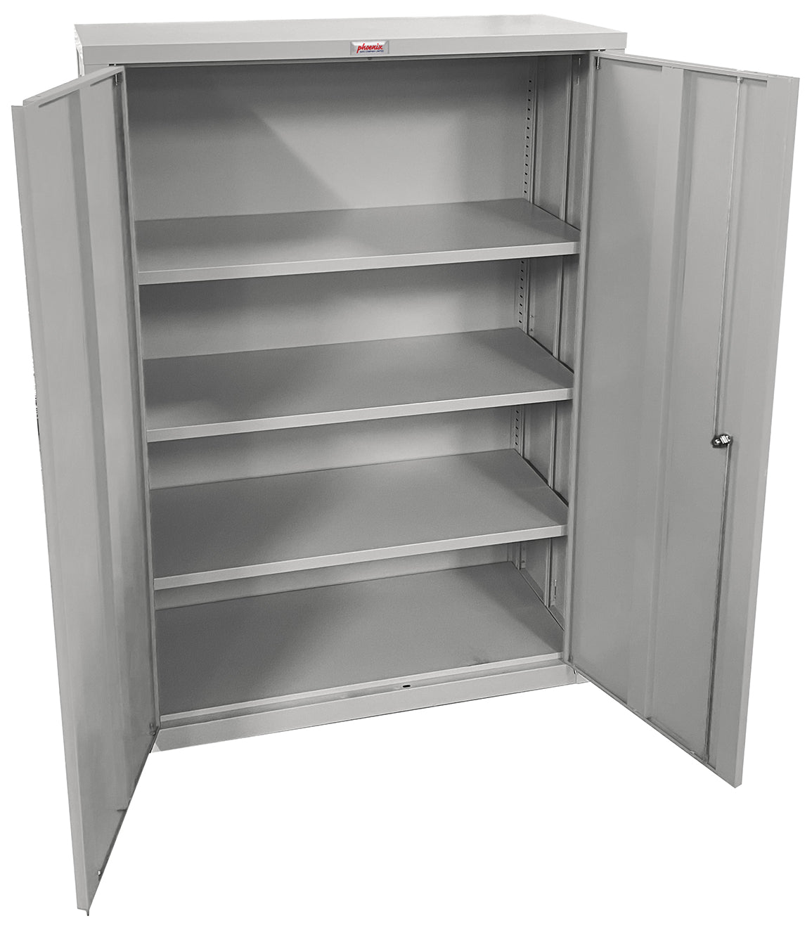 Phoenix Safe Co. SCF1491GGE – Aktenschrank, 3 Tablare, abschliessbar, Stahl, 915 × 370 × 1400 mm, hellgrau