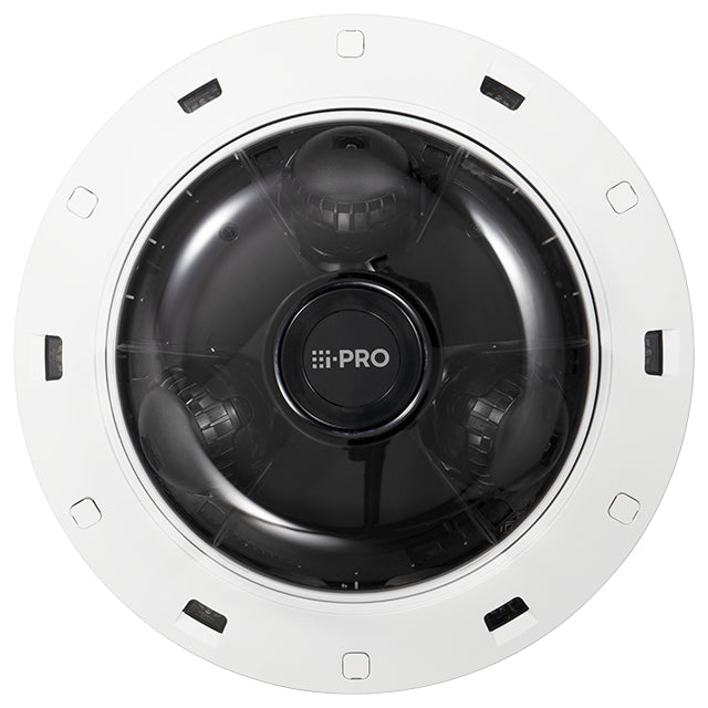 i-PRO Panasonic WV-S8563L Netzwerkkamera – 6 MP, Multisensor, PoE+, Weiss