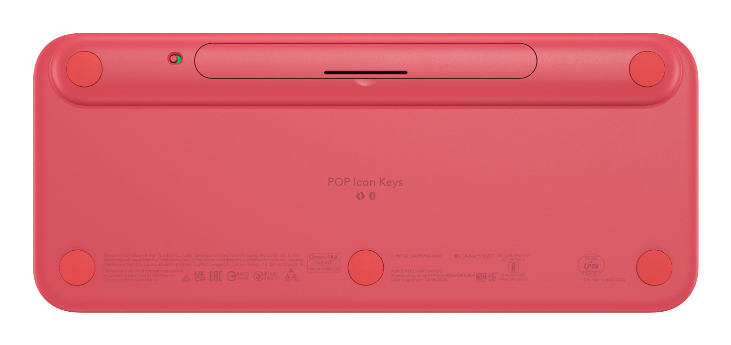 Logitech POP ICON KEYS – Tastatur, UK-Layout (EN), Rosa