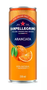 San Pellegrino Limonade Aranciata, Orange – 6 × 3,3 dl