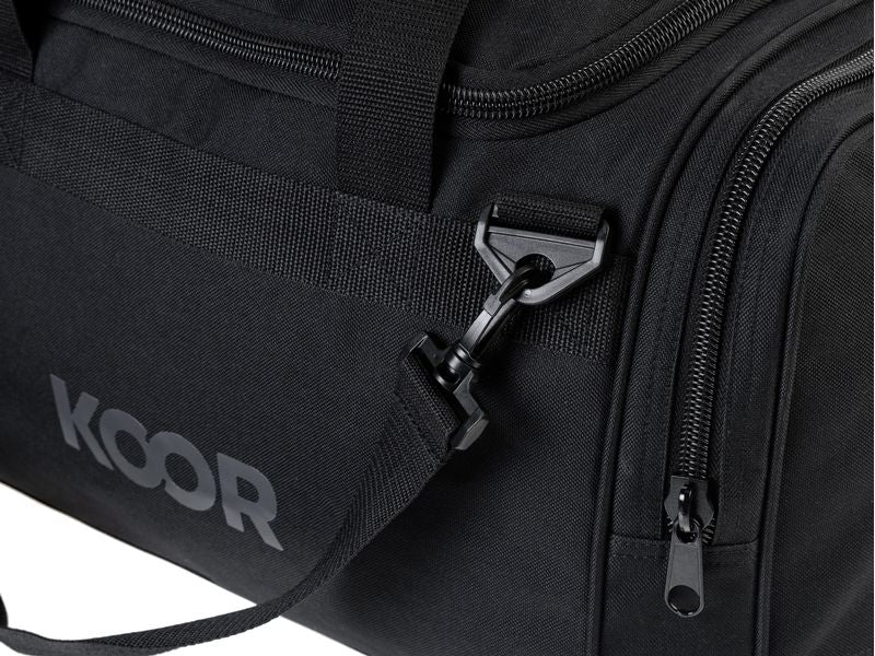 KOOR Sporttasche – 35 l, Polyester, Schwarz, 51 × 25 × 28 cm