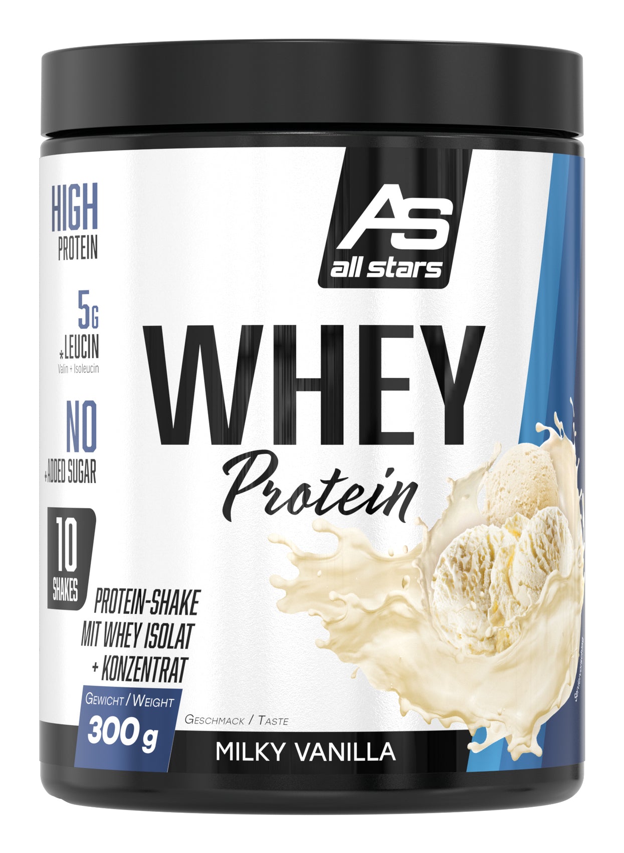 ALL STARS Fitness Products All Stars Whey Protein Vanille – 300 g