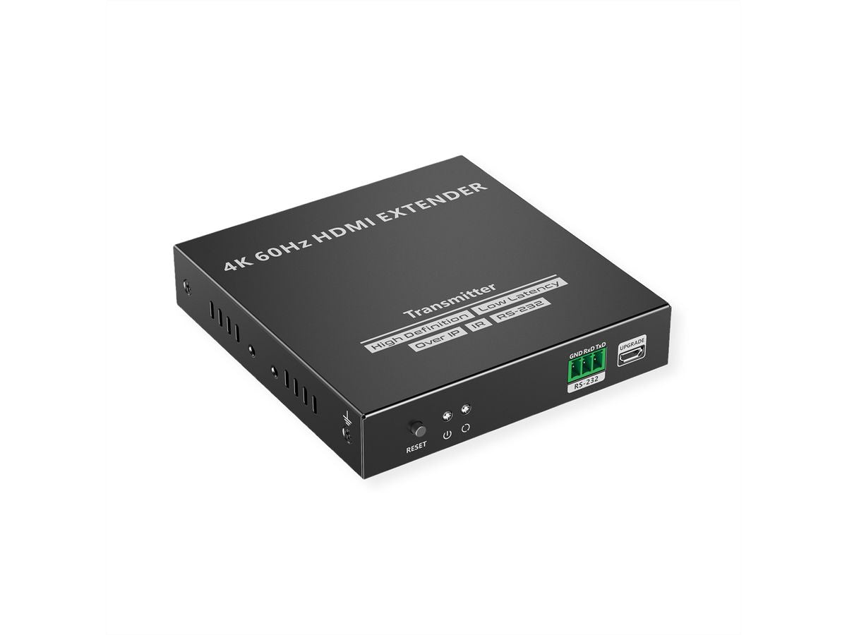 VALUE HDMI-Verlängerung über IP – bis 120 m, 4K (3840 × 2160) @ 60 Hz, 2× HDMI, RS-232/IR, HDCP 1.4/2.2
