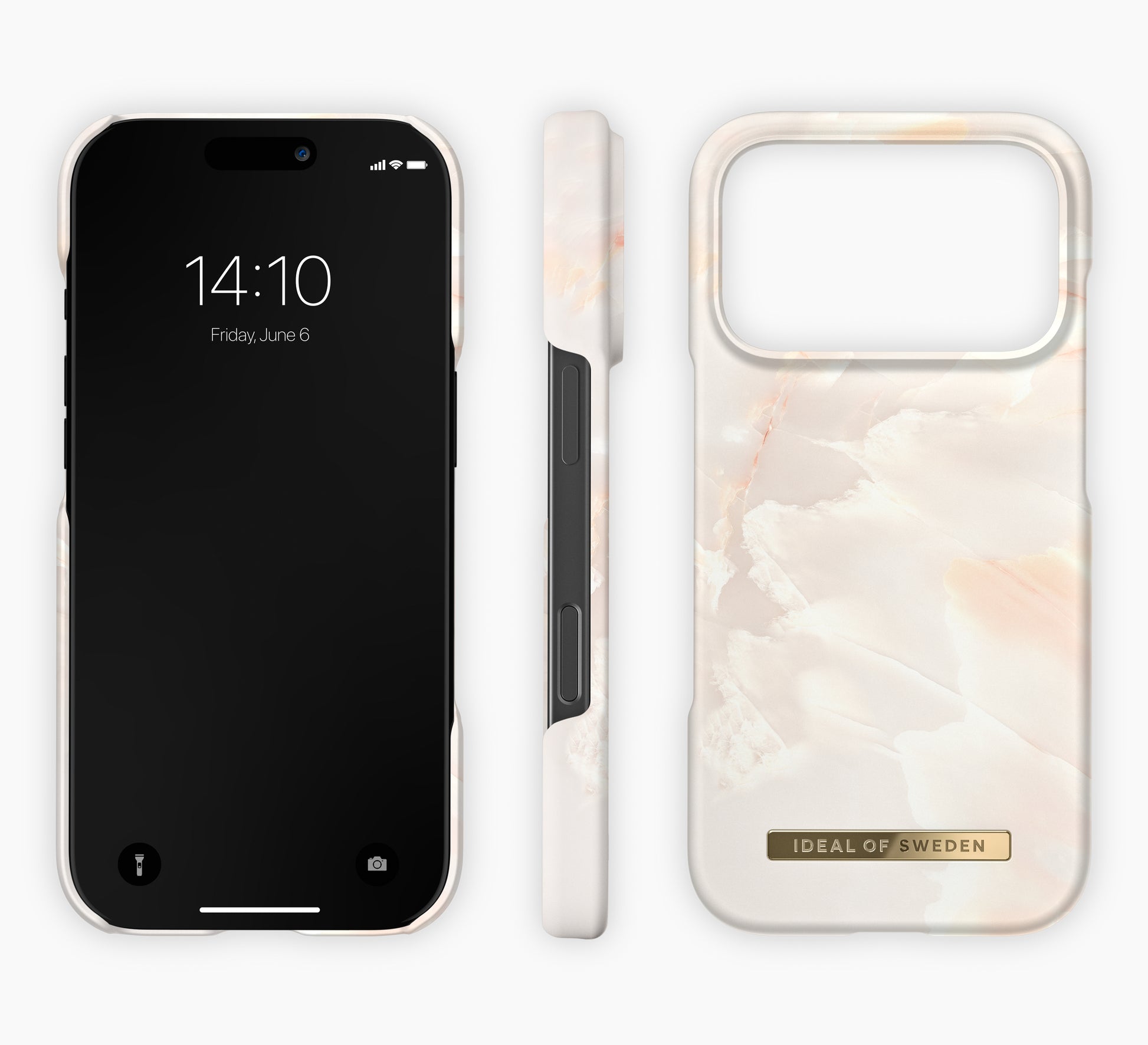 Ideal of Sweden – Backcover – für Apple iPhone 17 Pro Max – Rose Pearl Marble – PC, MagSafe-kompatibel