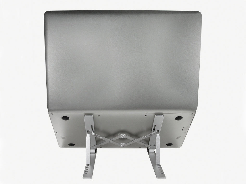 Conceptronic Laptop-Ständer – für Notebooks bis 15,6", faltbar, bis 20 kg Traglast – Silber