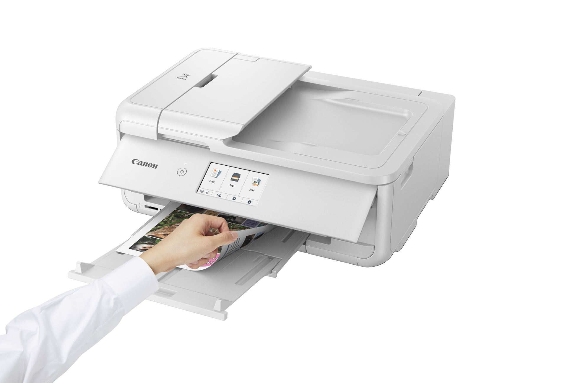 Canon Pixma TS9551Ca – Farbiges Tintenstrahl-MFP A3, 3-in-1 – USB – Duplex, ADF – 15 Seiten/Min S/W, 10 Seiten/Min Farbe