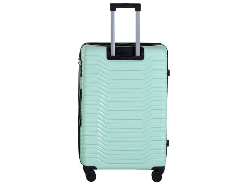 KOOR Manila – Hartschalenkoffer, 95 l, 4 Rollen (Spinner), TSA-Schloss, Mint, 46 × 76 × 30 cm