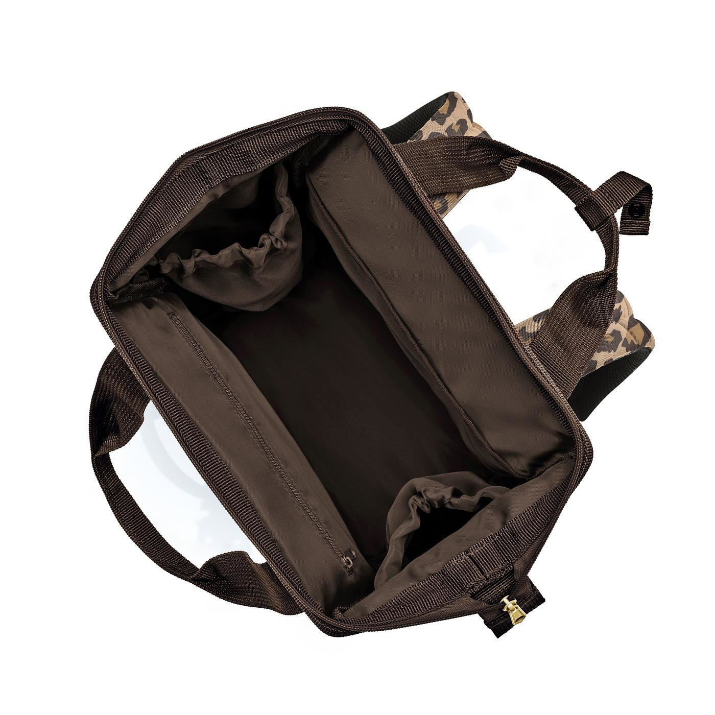 Reisenthel Allrounder R – Freizeit-Rucksack – 12 l, Polyester, Braun, Leo Macchiato