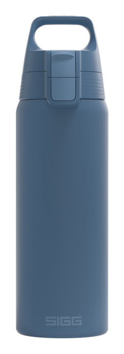 SIGG Shield One Trinkflasche 750 ml – Edelstahl, Klappdeckel, Tiefblau