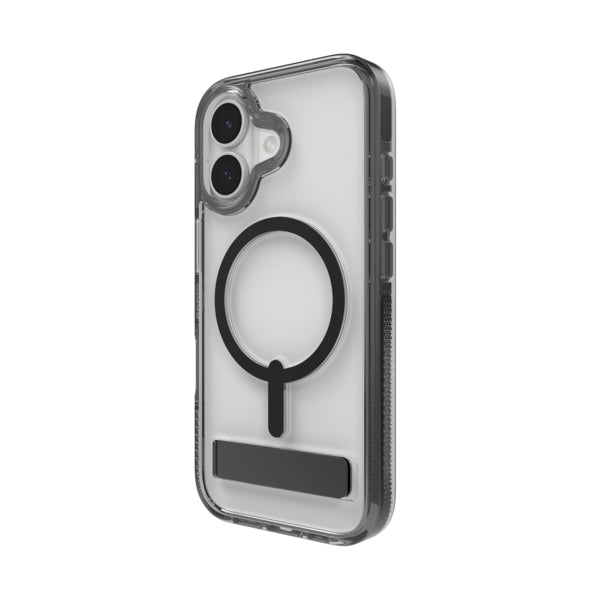 ZAGG Santa Cruz Snap Backcover – für Apple iPhone 17, Graphen, Schwarz/Transparent, bis 4 m sturzsicher