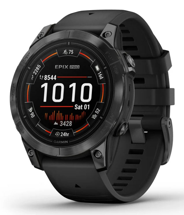 Garmin Epix Pro (Gen 2) – GPS-Smartwatch – 47 mm, 1,4", GPS, WLAN, AMOLED, Gorilla Glass, 10 ATM, Schwarz