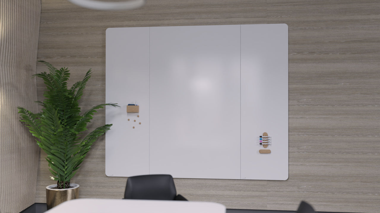 Legamaster WALL-UP Whiteboard – Emaille, magnetisch, rahmenlos – 60 × 200 cm