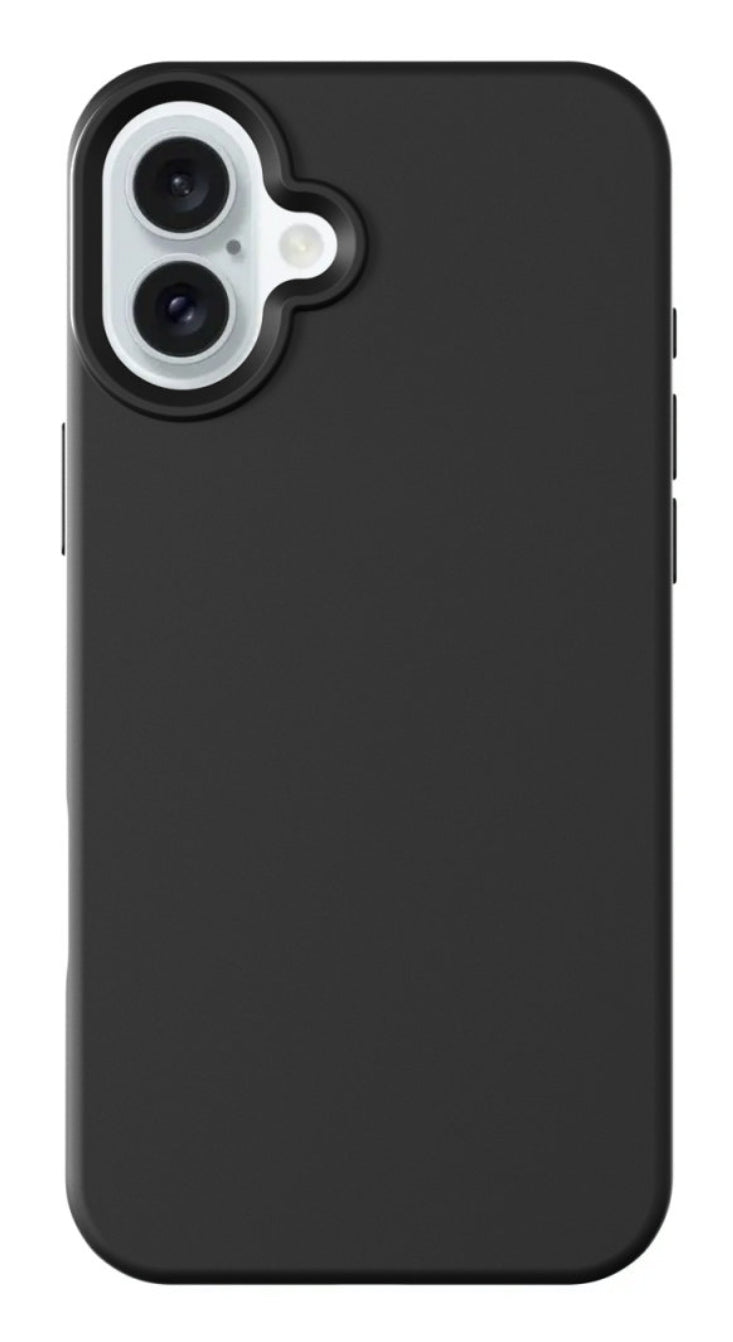 4smarts Backcover – für Apple iPhone 16, MagSafe, Silikon, Schwarz