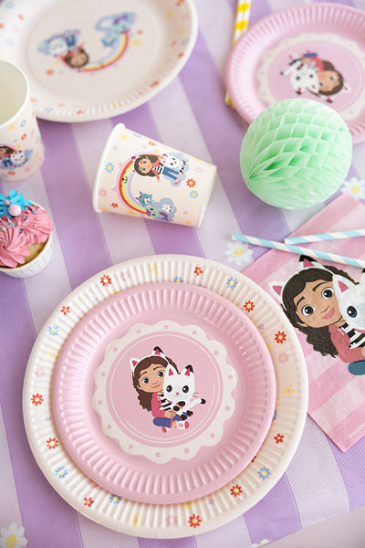 PartyDeco Trinkbecher, Papier – 2,5 dl, mehrfarbig – 6 Stk.