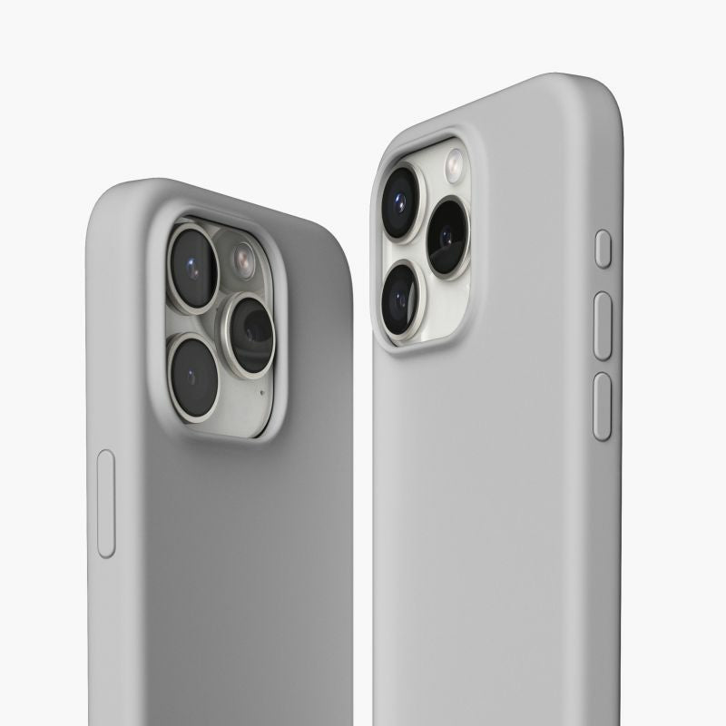 Vonmählen Backcover – für Apple iPhone 15 Pro Max, MagSafe, Silikon, Hellgrau