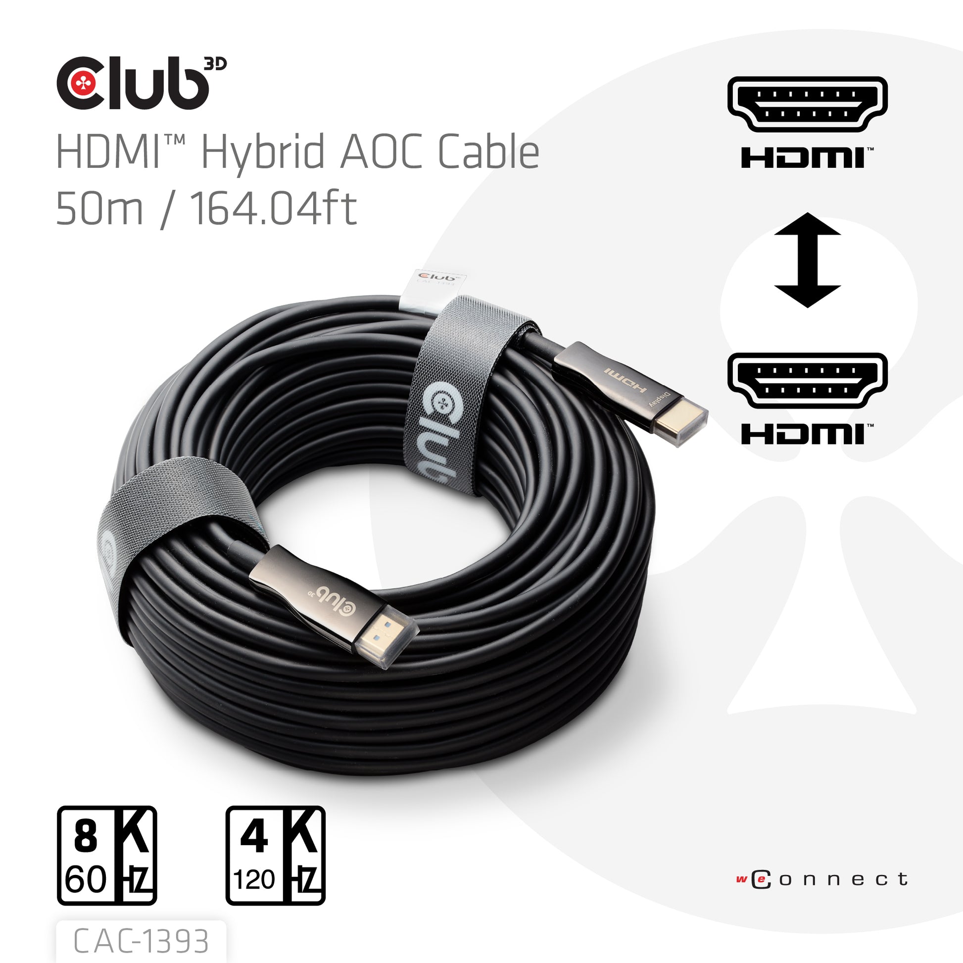 CLUB3D Club 3D HDMI-Kabel, Schwarz