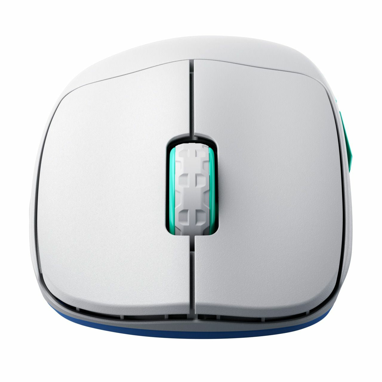 CHERRY XTRFY M64 Wireless – Gaming-Maus – Kabellos (2,4 GHz), 26000 DPI, Weiss, Türkis