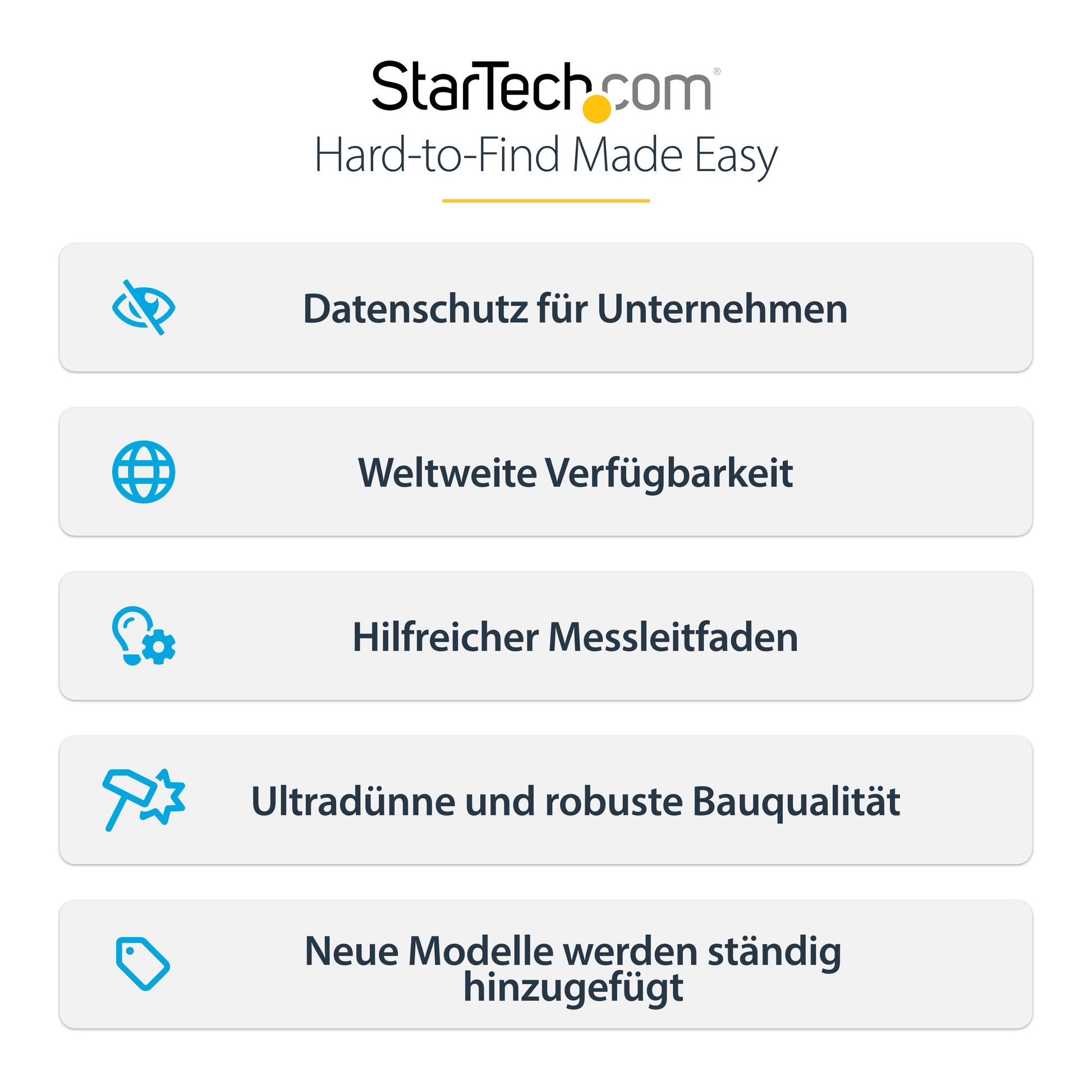 StarTech.com Blickschutzfilter für 24" Monitor, 16:9 – 613 × 356 mm, rahmenlos, glänzend