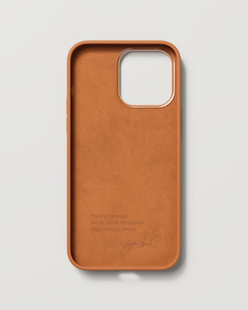 Nudient Bold – Rückcover – für Apple iPhone 14 Pro Max, Recycling-Kunststoff, Tangerine Orange