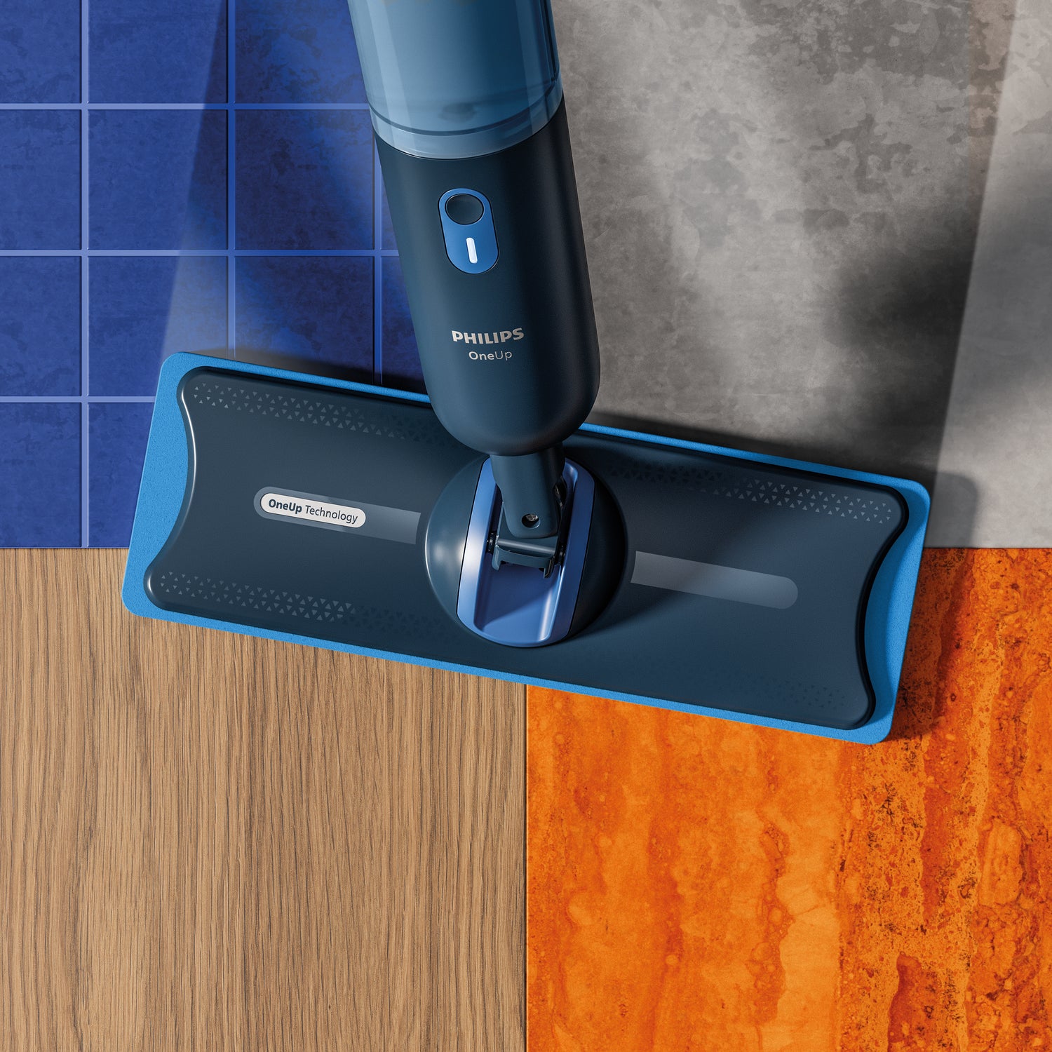Philips Moppad XV1882/10 – für Philips OneUp – 35 × 12 cm – 1 Stk.