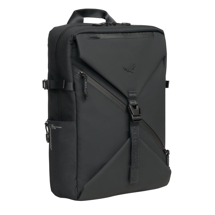 ASUS ROG Gaming-Notebook-Rucksack Archer BP2600 – für 16", wasserabweisend, Leder/Polyester – schwarz