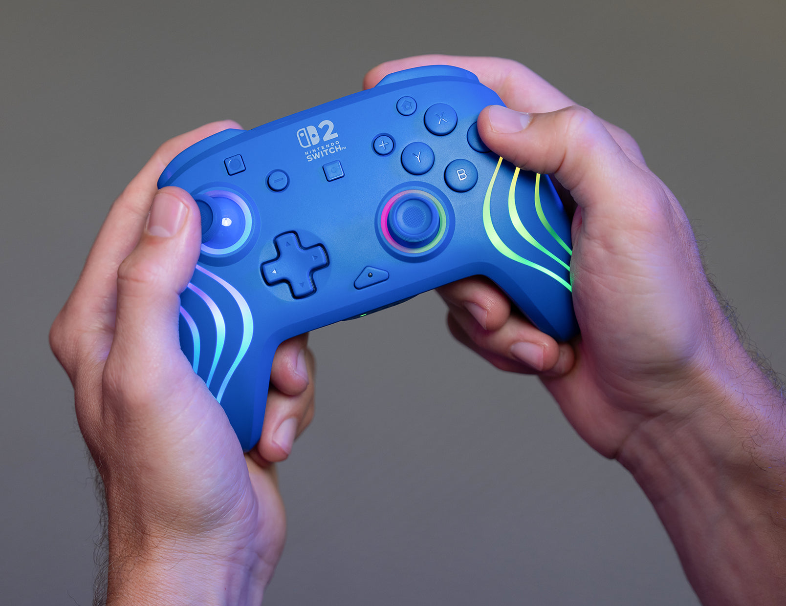 Turtle Beach Afterglow Wave – Gamepad – Bluetooth/USB, RGB, für Nintendo Switch & mehr, Blau