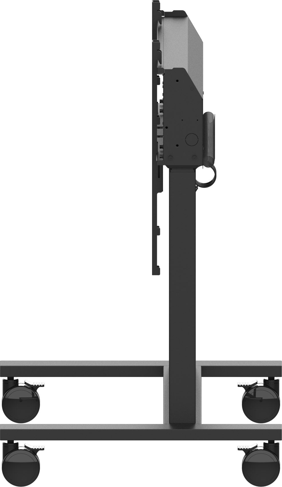 iiyama MD-CAR2031-B1 – Boden-Prospekthalter, für VESA 800 × 600 mm, schwarz, elektrisch höhenverstellbar